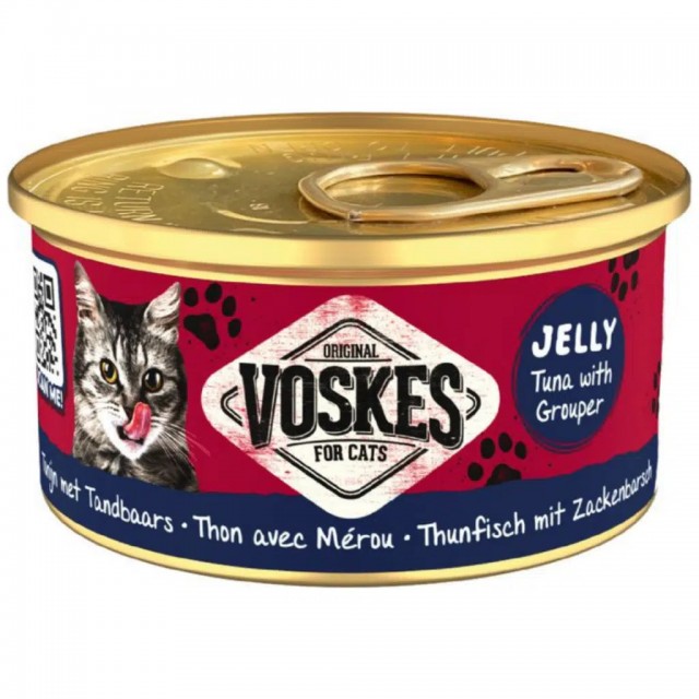 Voskes Ton Balıklı ve Orfoz Balıklı Kedi Konservesi 85 Gr