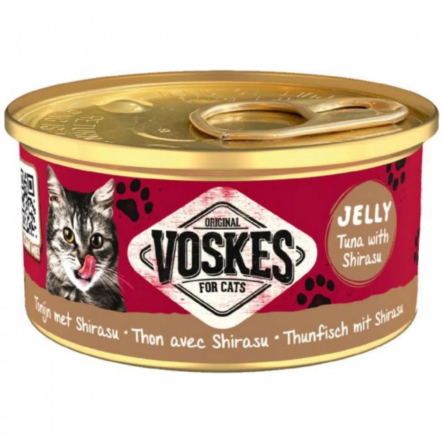 Voskes Ton Balıklı ve Şirasulu Kedi Konservesi 85 Gr