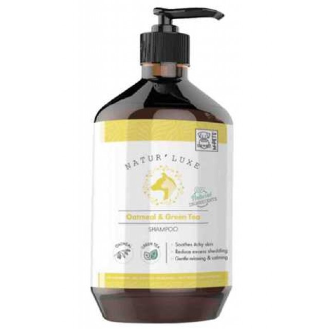 M-Pets Naturluxe Oatmeal & Green Tea Köpek Şampuanı 500ml