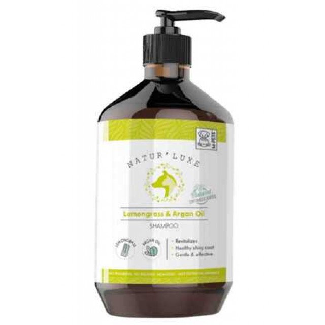 M-Pets Naturluxe Lemongrass & Argan Oil Köpek Şampuanı 500ml