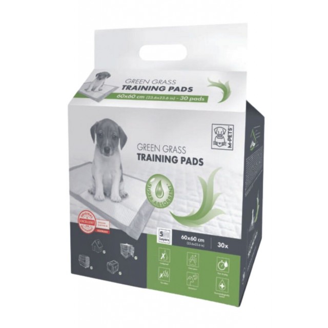 M-Pets Çimen Kokulu Köpek Çiş Eğitim Pedi 60x60cm 30lu
