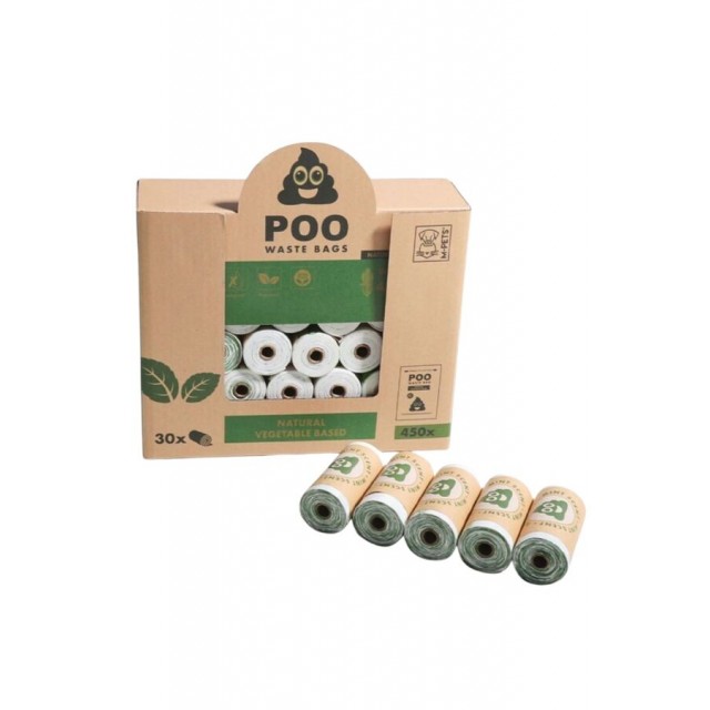 M-Pets Poo Dışkı Poşeti 15 Yaprak Nane Kokulu