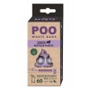 M-Pets Poo Dışkı Poşeti 15 Yaprak Lavanta Kokulu 4lü Paket