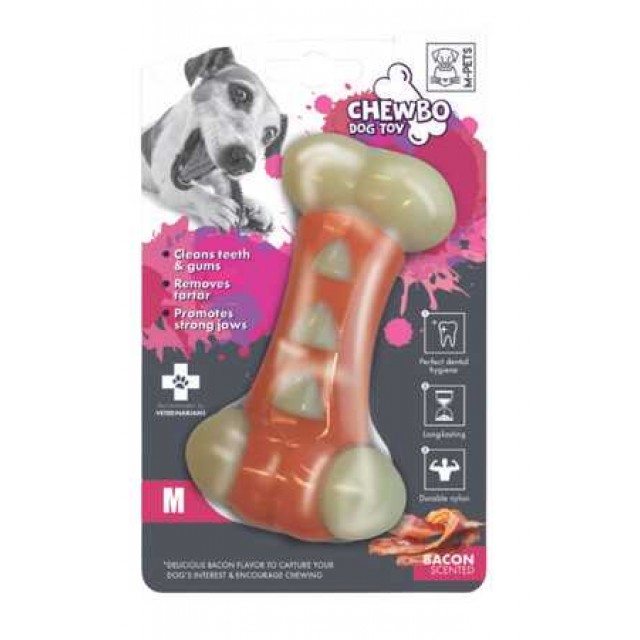 M-Pets Chewbo Tribone Dental Et Aromalı Köpek Oyuncağı M