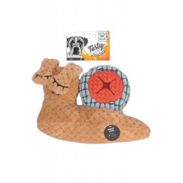 M-Pets Snail Anna Ödül Hazneli Peluş Köpek Oyuncağı