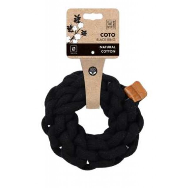 M-Pets Coto Black Ring Örgü Halka Oyuncak 13cm