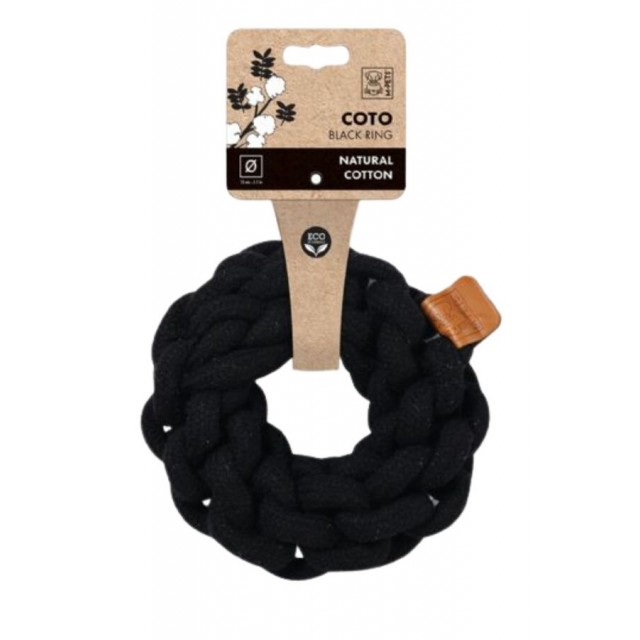 M-Pets Coto Black Ring Örgü Halka Oyuncak 13cm