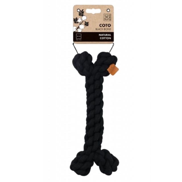 M-Pets Coto Black Bone Köpek Örgü Kemik Oyuncağı 19cm