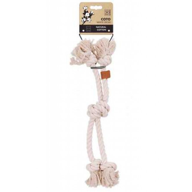 M-Pets Coto White Cross Örgü Oyuncak 60cm