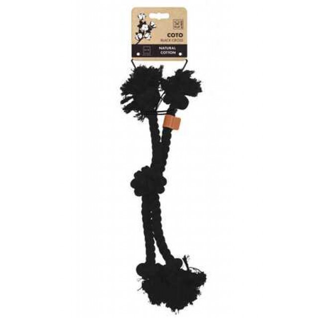 M-Pets Coto Cross Örgü Oyuncak Siyah 60cm