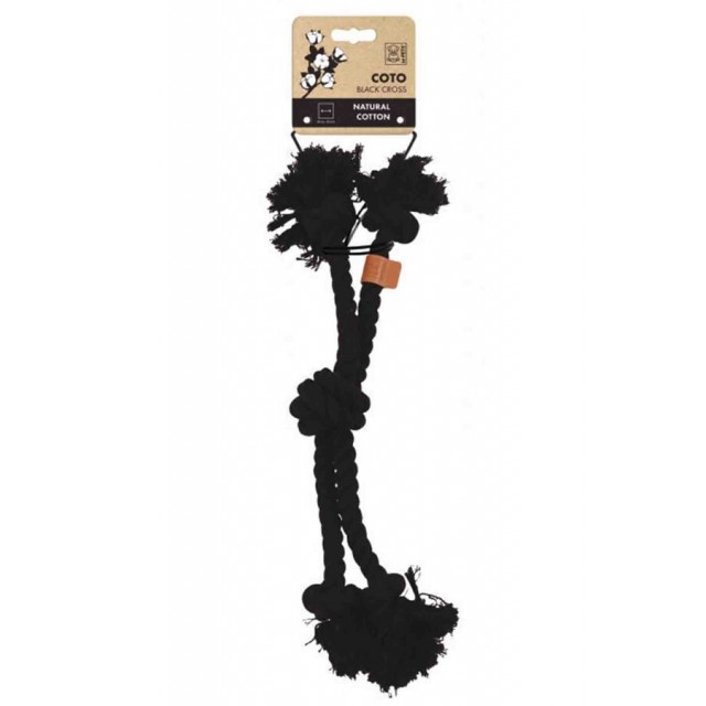 M-Pets Coto Cross Örgü Oyuncak Siyah 60cm