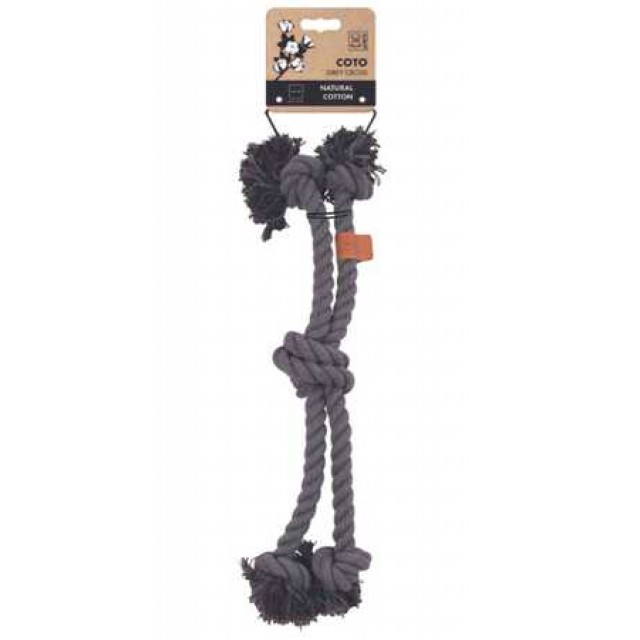M-Pets Coto Cross Örgü Oyuncak Gri 60cm