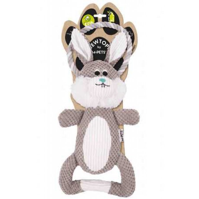 M-Pets Eco Chewtopia Tavşan Şeklinde Köpek Oyuncağı