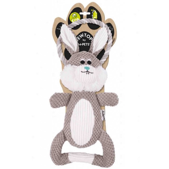 M-Pets Eco Chewtopia Tavşan Şeklinde Köpek Oyuncağı