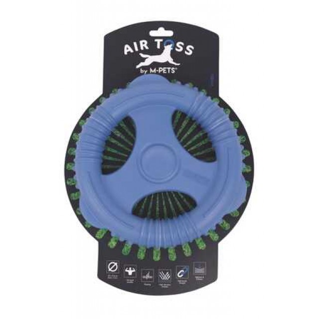M-Pets Air Toss Whell Dayanıklı Suda Yüzen Köpek Oyuncağı Mavi