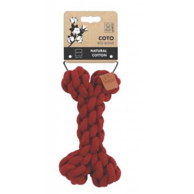 M-Pets Coto Red Bone Örgü Kemik Oyuncak 19cm