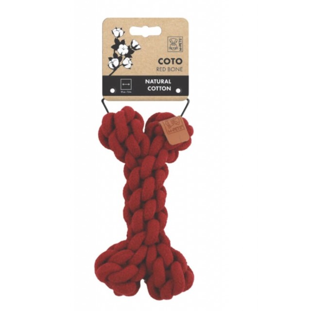 M-Pets Coto Red Bone Örgü Kemik Oyuncak 19cm