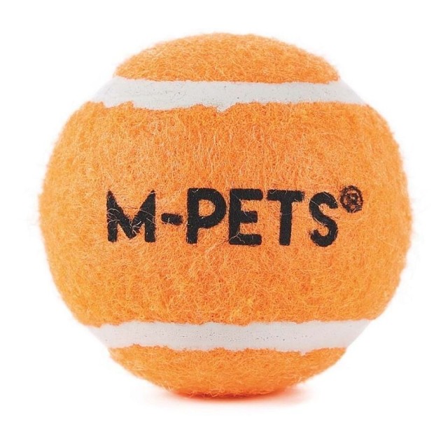 M-Pets HOP Tenis Topu 6.4cm Turuncu (3 Adet)
