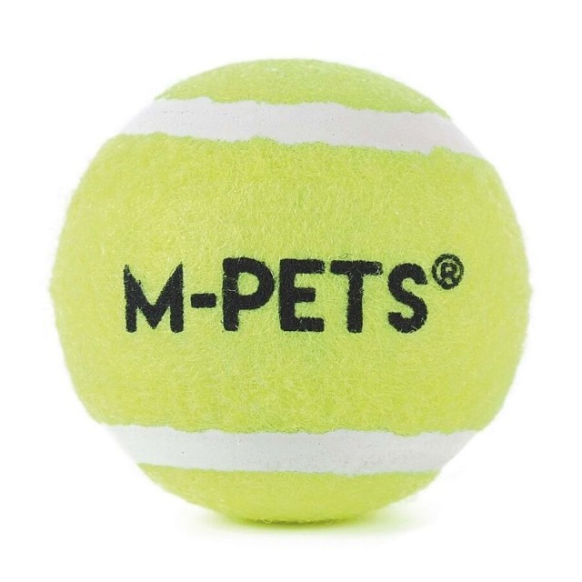 M-Pets HOP Tenis Topu 6.4cm Sarı (3 Adet)