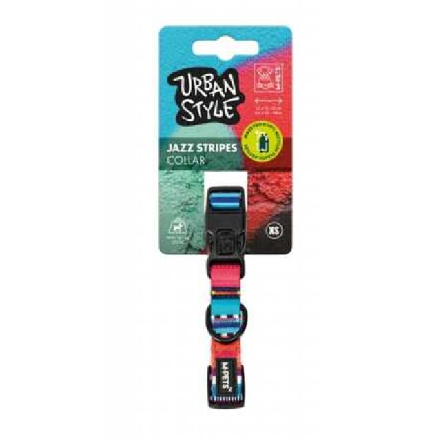 M-Pets Urban Style Jazz Stripes Boyun Tasması (XS)