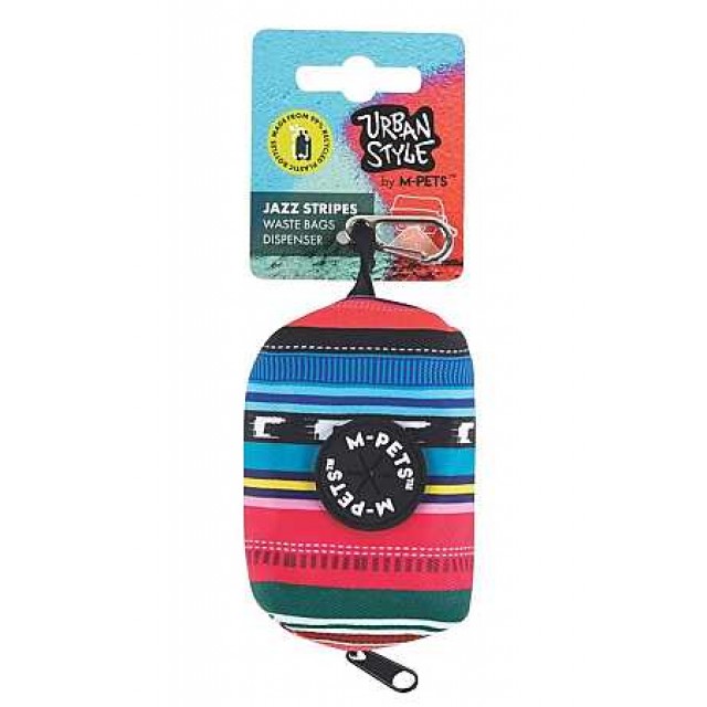 M-Pets Urbanstyle Jazz Stripes Dışkı Poşeti Çantası