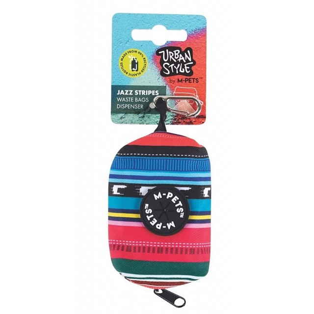 M-Pets Urbanstyle Jazz Stripes Dışkı Poşeti Çantası