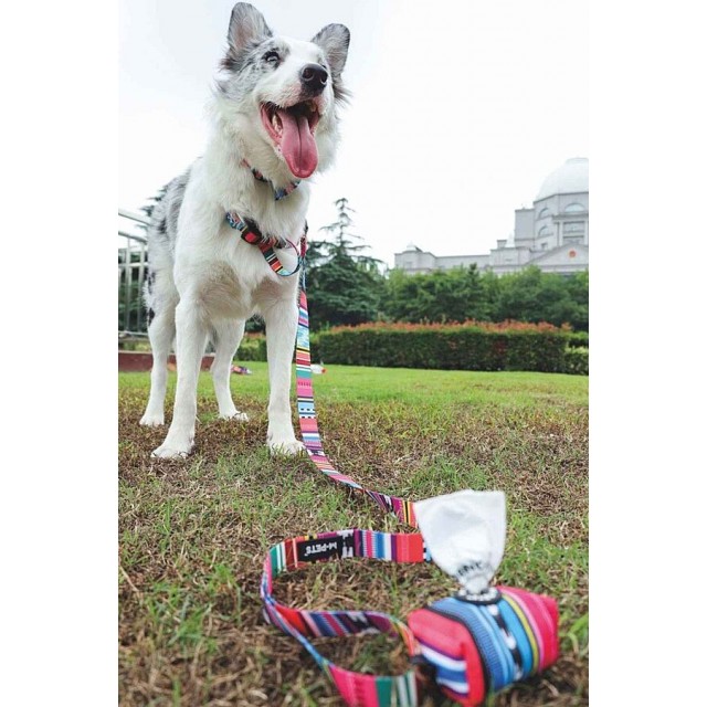 M-Pets Urbanstyle Jazz Stripes Dışkı Poşeti Çantası