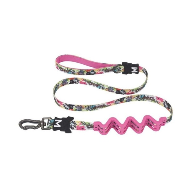 M-Pets Urbanstyle Graffiti Şok Emici Gezdirme Tasması (M)