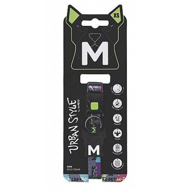 M-Pets Urbanstyle DNA Köpek Boyun Tasması (XS)