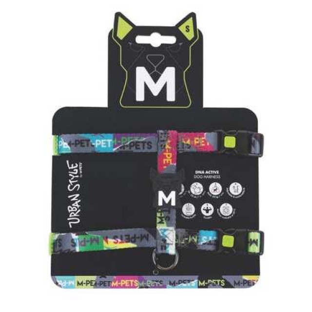 M-Pets Urbanstyle DNA Active Köpek Göğüs Tasması (S)