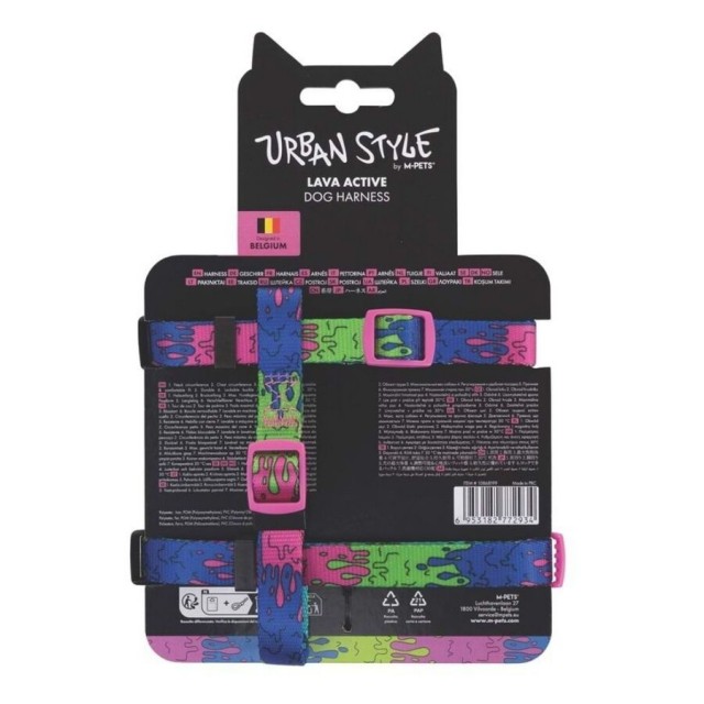 M-Pets Urbanstyle Lava Active Köpek Göğüs Tasması (XS)