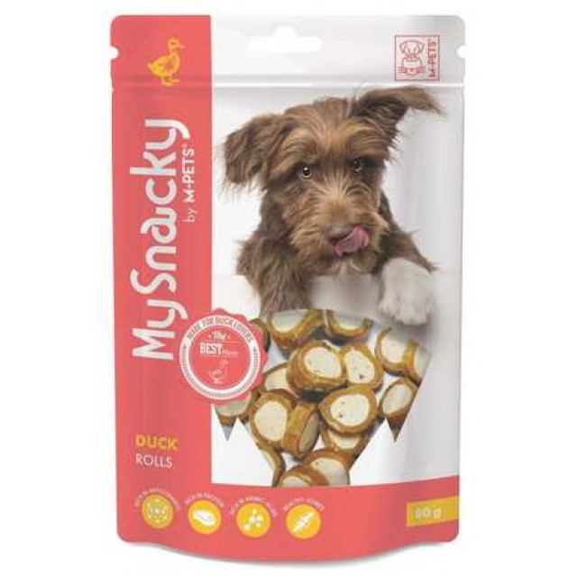 M-Pets Duck Rolls Ördekli Köpek Ödül Maması 80gr