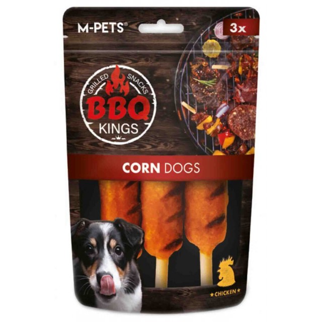M-Pets BBQ Kings Corn Tavuklu Köpek Ödülü 90gr
