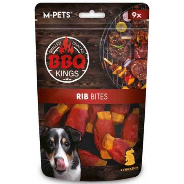 M-pets BBQ Kings Rib Bites Tavuklu Köpek Ödül Maması 115gr
