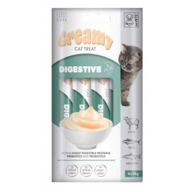 M-Pets Digestive Fonksiyonel Creamy Kedi Ödülü 4x15gr