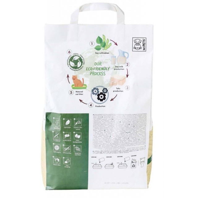M-Pets Soya Organik Naturel Kedi Kumu 10lt
