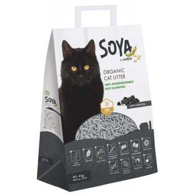 M-Pets Soya Organik Karbonlu Kedi Kumu 10lt