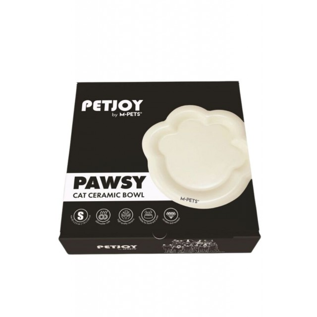 M-Pets Pawsy Seramik Mama Kabı White 100ml