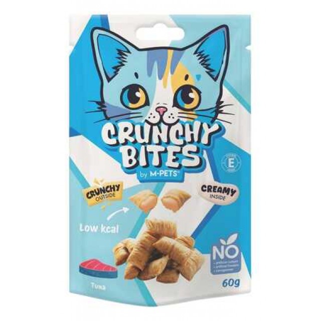 M-Pets Crunchy Bites Ton Balıklı Kedi Ödülü 60gr