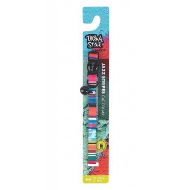 M-Pets Urbanstyle Jazz Stripes Kedi Boyun Tasması