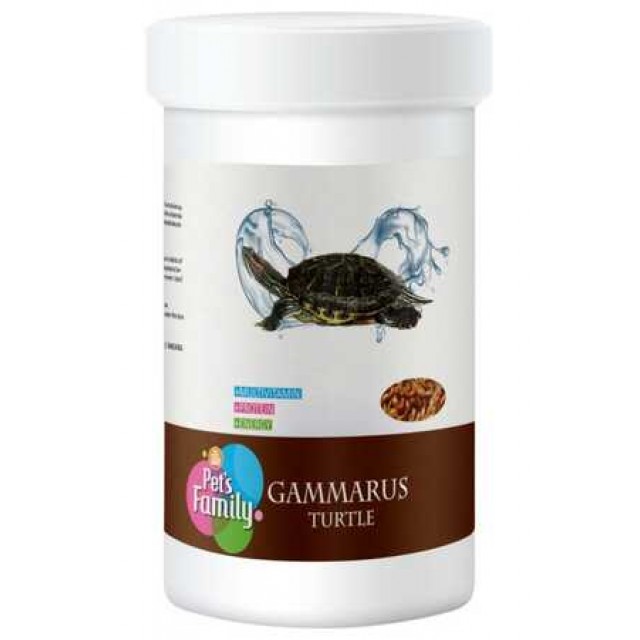 Pets Family Gammarus Kaplumbağa Yemi 250ml/30g