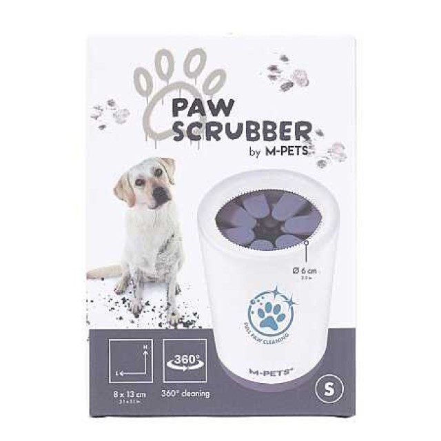 M-Pets Paw Scrubber Pati Temizleme Aparatı (S) Beyaz