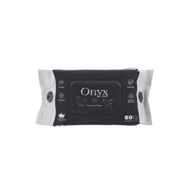 M-Pets Onyx Kokusuz Kedi ve Köpekler İçin Temizleme Mendili 80li