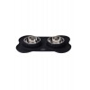 M-Pets Düet Silicone Mat Mama Kabı Black 2x200ml