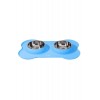 M-Pets Duet Silicone Mat Mama Kabı Blue 2x200ml
