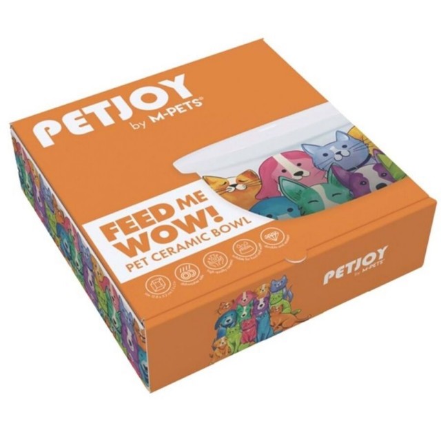 M-Pets Petjoy Feed Me Bowl Seramik Mama Kabı 300ml
