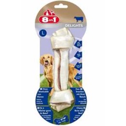 8in1 Delights Bones Köpekler için Biftekli Ödül Kemiği (L) 85gr