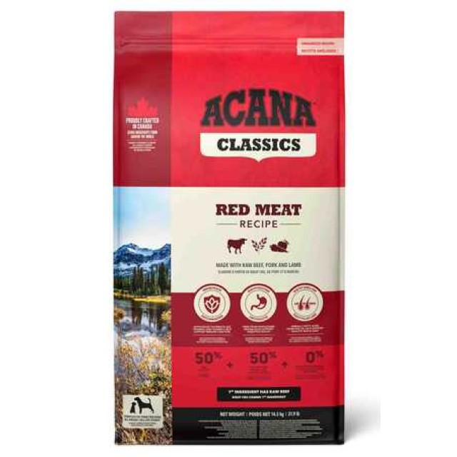 Acana Classics Red Meat Düşük Tahıllı Köpek Maması 14,5kg