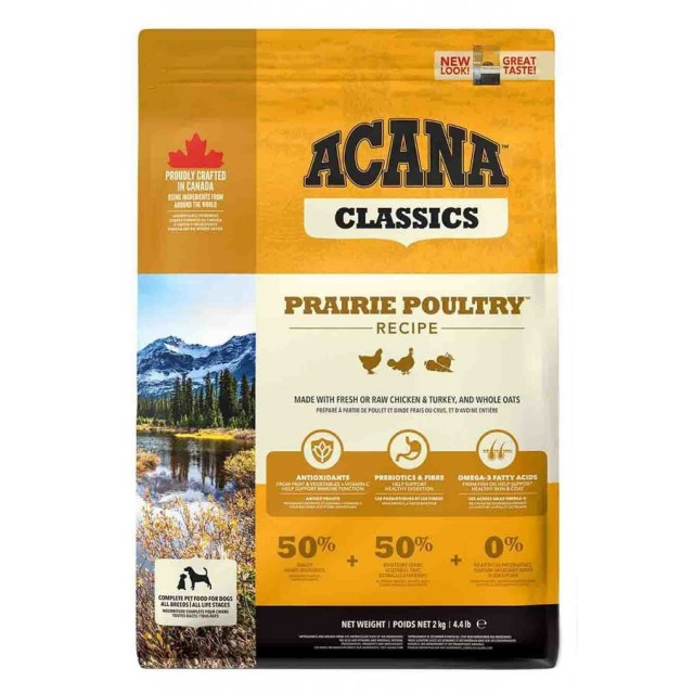Acana Prairie Poultry Tavuk ve Hindi Etli Köpek Maması 2kg