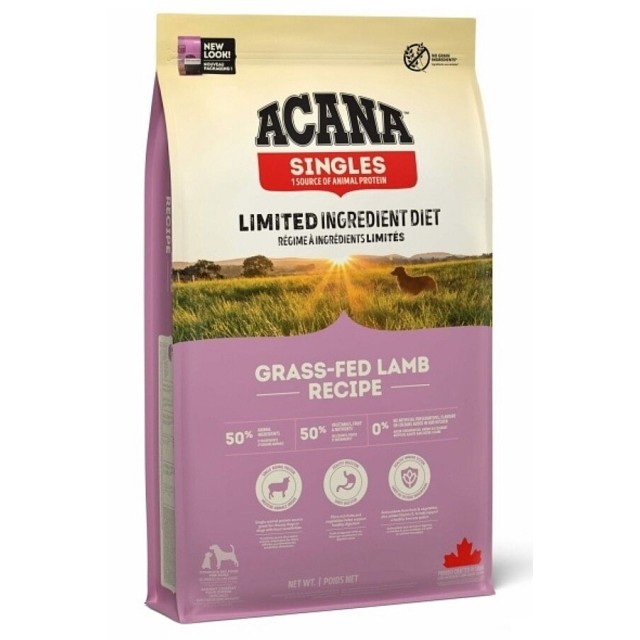 Acana Grass Fed Lamb Tahılsız Kuzu Etli ve Elmalı Yetişkin Köpek Maması 17kg